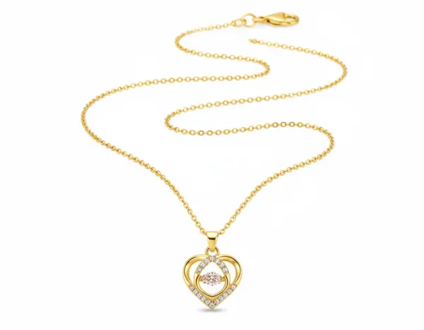 Gold_With_Diamonds_Heartbeat_Sparkle_Necklace_For_Women